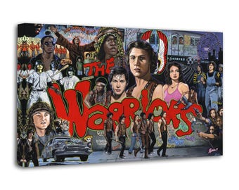 Classic Movies Gangster New York Retro The Warriors 1979 movie Canvas Wall Art Poster Picture Print Living Room Walls Decor Home Posters