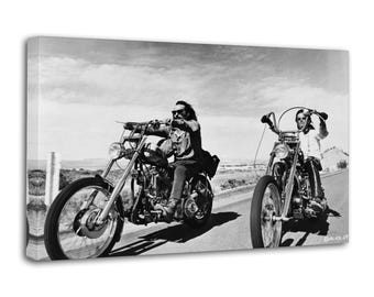 EASY - RIDER 1969 Iconic Bike Movie Canvas Wall Art Poster Picture Print Living Room Walls Decor Home Posters