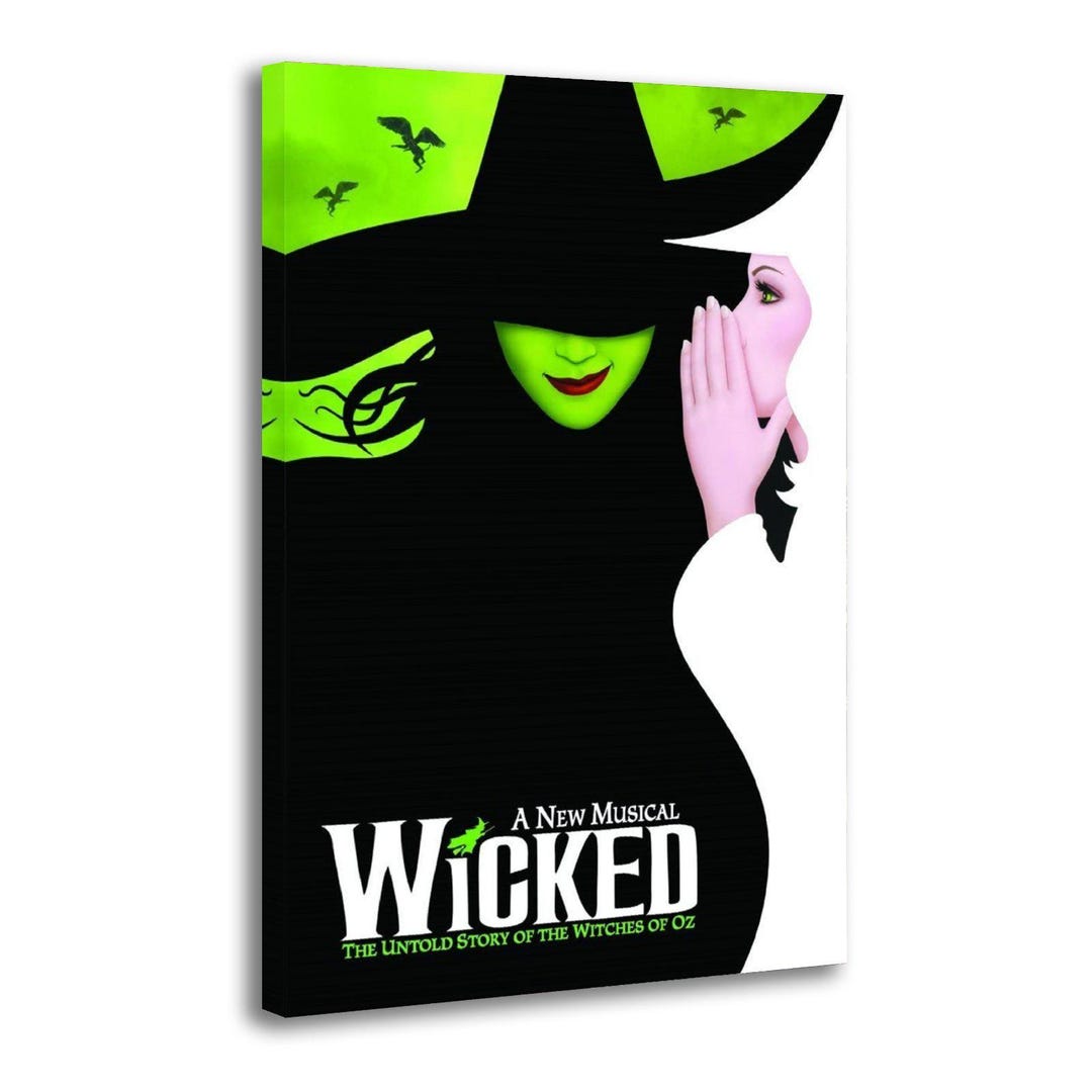 New Wicked Broadway Canvas Wall Art Poster Picture Print Living Room ...