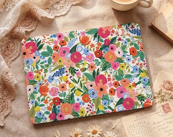 Cottagecore Flower Floral MacBook Protective Case Laptop Hard Cover for 2026 New Neo 13 Air 15/13/11 Mac Pro 16/15/14/13 inch M5 M4 M3 M2 M1