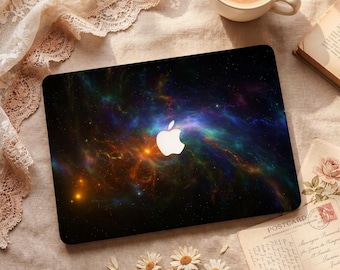 Swirling Nebula Art Groovy MacBook Protective Case Laptop Hard Cover for 2026 Neo Air 15/13/11 MacBook Pro 16/15/14/13 inch M5 M4 M3 M2 M1