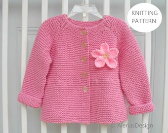 Children's Cardigan Knitting Pattern # 249