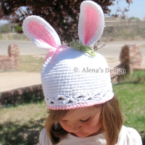 Baby Bunny Ears Hat Pattern Crochet Bunny Ears Hat Pattern Etsy