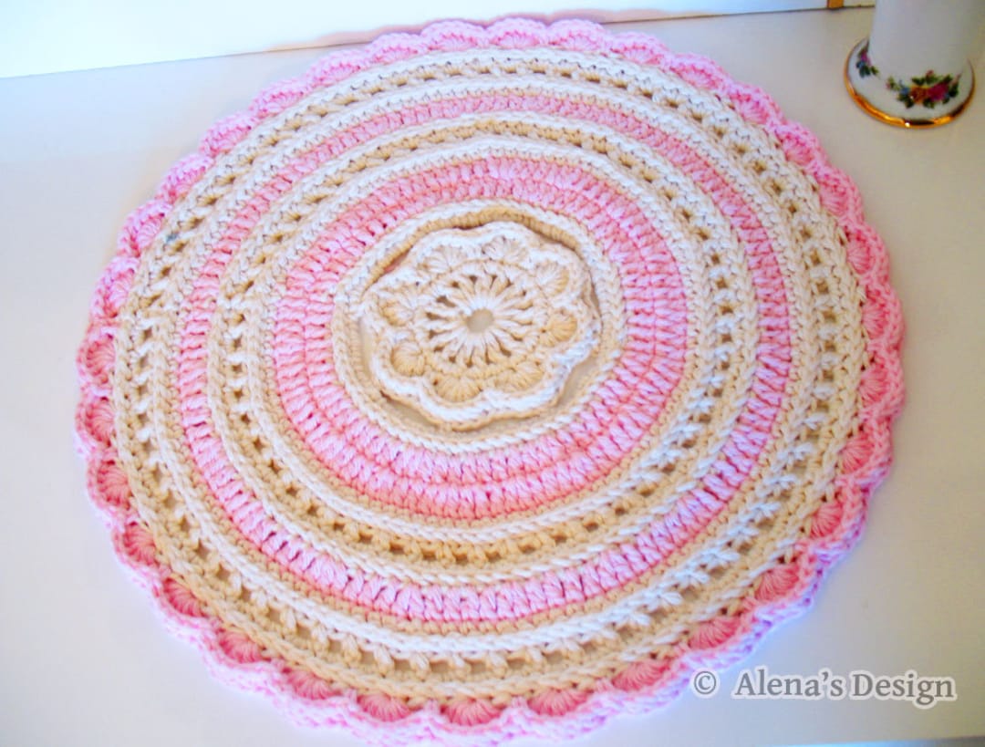 Crochet Placemat Pattern 156 Graceful Flower Placemat Crochet Patterns Crochet Doily Pattern