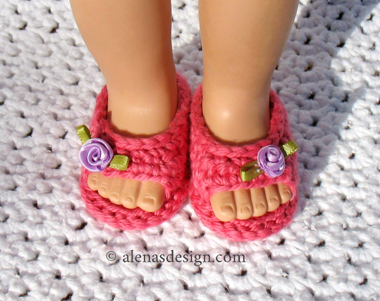 Crochet Shoe Pattern 224 for 18 Inch Dolls Opentoed Doll Etsy