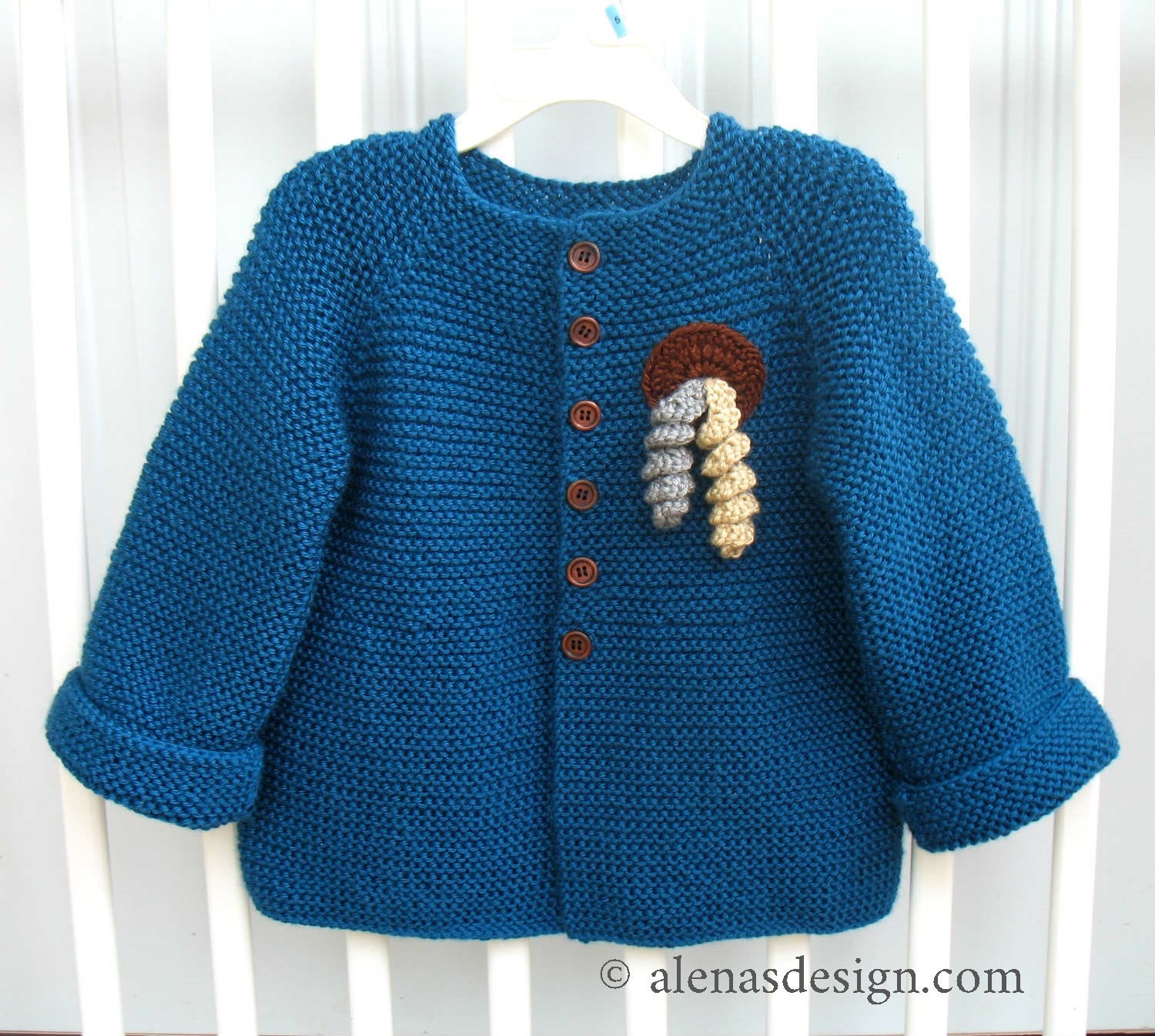 Baby Sweater Knitting Pattern Cardigan 