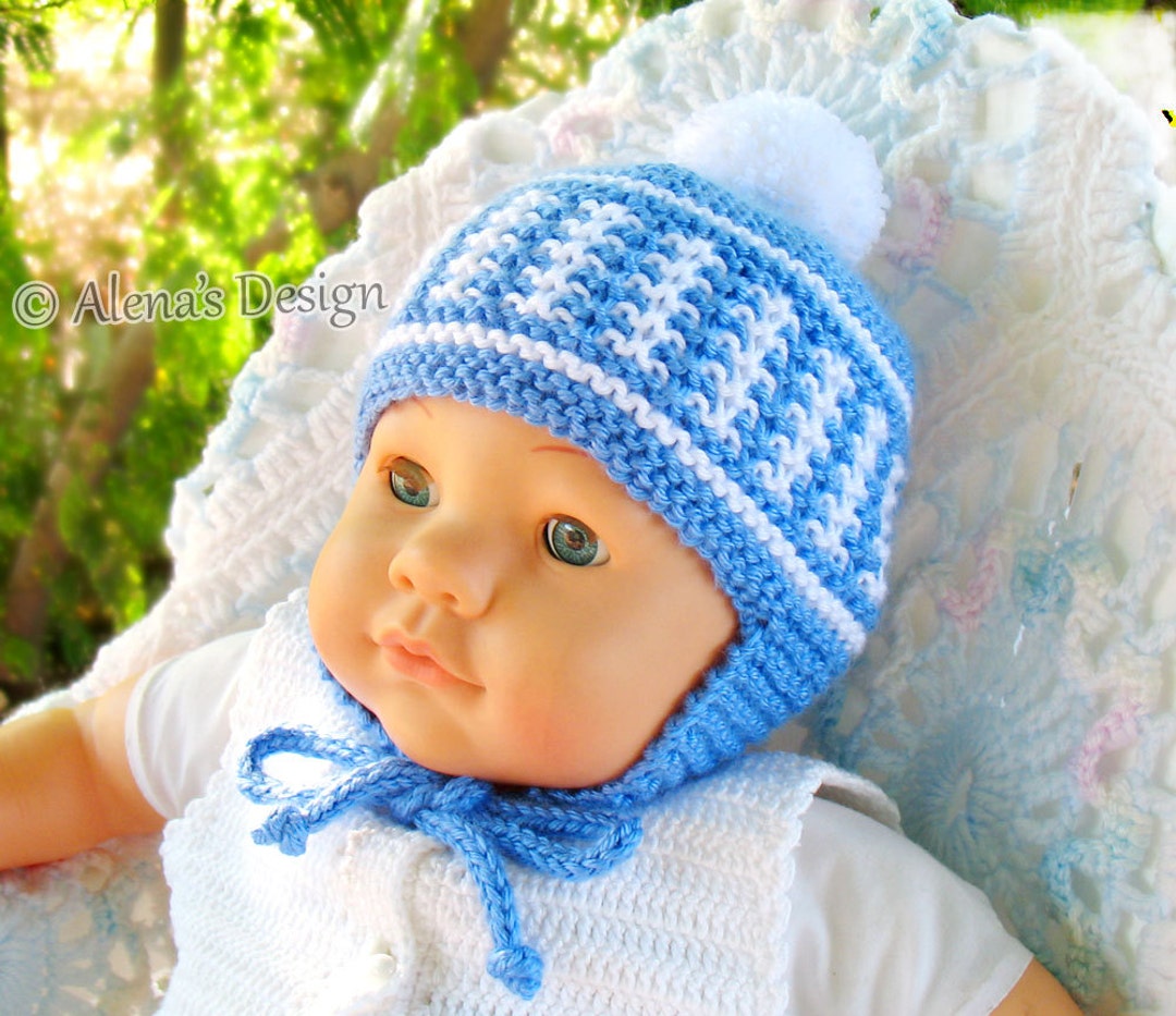 Baby boy hat with ear flaps hotsell