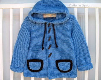 Child's Hooded Jacket Knitting Pattern #250