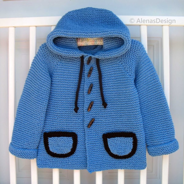 Child's Hooded Jacket Knitting Pattern #250