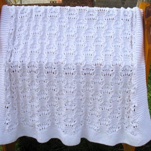 Baby Blanket Knitting Pattern 223 | Afghan Throw Pattern Baby Boy Blanket Baby Girl Blanket Pattern Baby Shower Home Decor Knitting Patterns