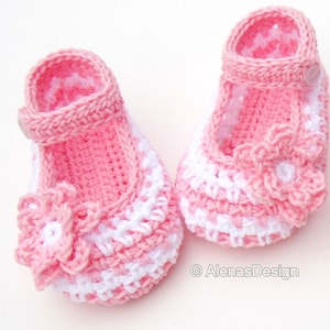 Crochet Booties Pattern 076 Crochet Baby Shoes Pattern Boot Pattern Baby Boy Baby Girl Mary Jane Shoes image 1