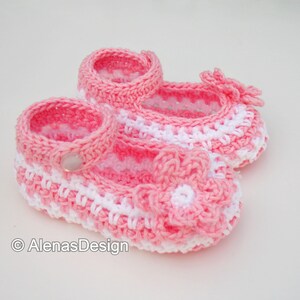 Crochet Booties Pattern 076 Crochet Baby Shoes Pattern Boot Pattern Baby Boy Baby Girl Mary Jane Shoes image 3