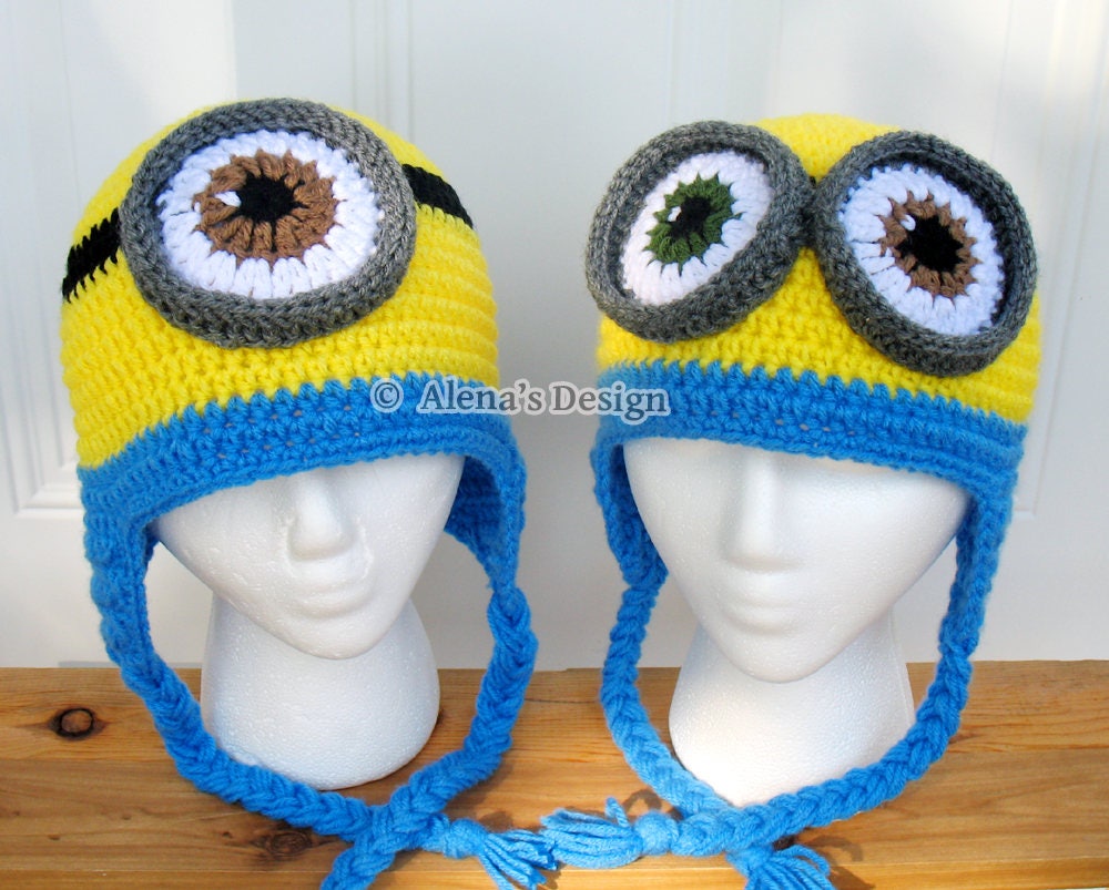 Minion Ear Flap Hat