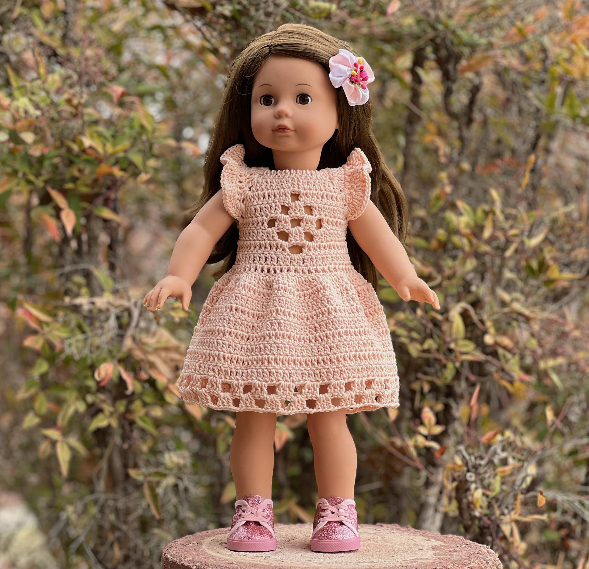 30 Unique Crochet Dresses for Fashion-Loving Crafters: Beach Covers, Vintage Finds, and... 3 18 Inch Doll Dress Crochet Pattern