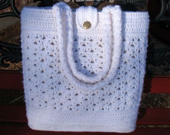 Crochet Tote Bag Pattern Crochet Pattern 208  Shoulder Bag Crochet Lace  Bag Shopping Bag Summer Beach Bag Woman Crochet Bag Christmas Gift