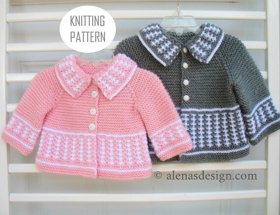 Sweet Baby Cardigan Knitting Pattern 230 Baby Toddler Sweater Striped Knit Jacket Coat 3 6 12 24 Months Knitting Patterns Grey Pink White Sweet Baby Cardigan Knitting Pattern 230 Baby Toddler Sweater Striped Knit Jacket Coat 3 6 12 24 Months Knitting Patterns Grey Pink White