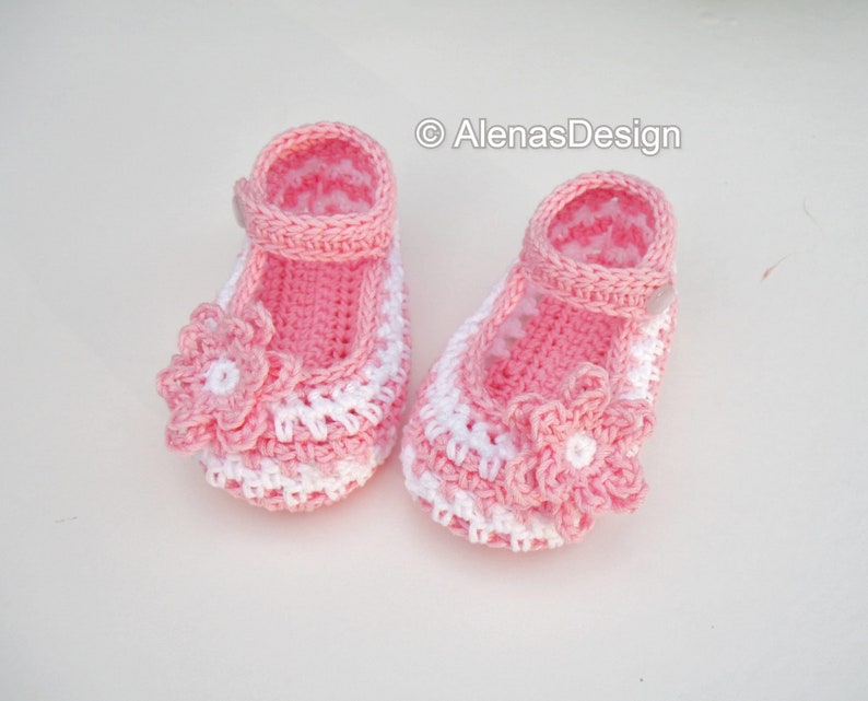 Crochet Booties Pattern 076 Crochet Baby Shoes Pattern Boot Pattern Baby Boy Baby Girl Mary Jane Shoes image 5