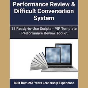 Kit di strumenti per la valutazione delle prestazioni dei manager / 18 script per conversazioni difficili, modelli di PIP e di valutazione