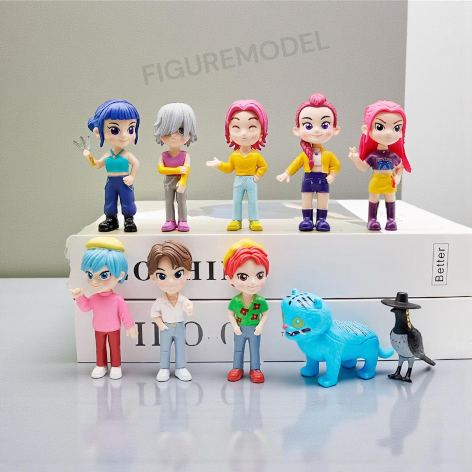 Ensemble de figurines d'anime K-Pop Demon – 10 mini-jouets à collectionner - Canada Ensemble de figurines d'anime K-Pop Demon – 10 mini-jouets à collectionner - Canada