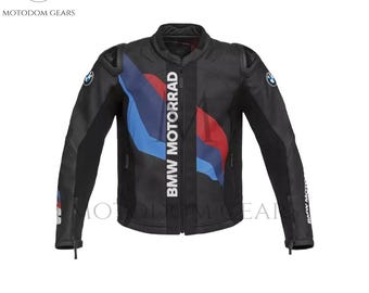 BMW Motorrad Downforce Gplus Racing Leather Jacket – Moto GP  Riding Jacket – Complete Armour – Gift For Bikers