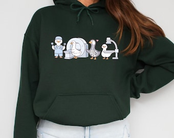 Radiologic Technologist Goose Hoodie, Funny X Ray Tech Hoodie, CT MRI Tech Gift Hoodie, Radiology Humor Hoodie