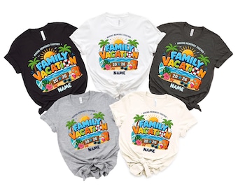 Custom Family Matching Shirt: Family Vacation 2026 T-Shirt, Creating Memories Together Tee