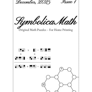 Utskrivbar mattepusseltidning för vuxna – 18 logik- och sifferutmaningar – Hjärngymnastikarbetsbok PDF – Hemutskrift
