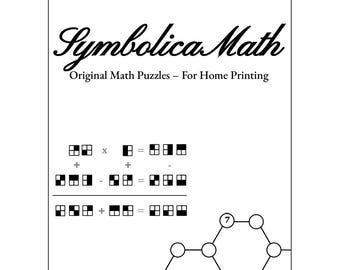 Printable Math Puzzle Magazine for Adults – 18 Logic & Number Challenges – Brain Teaser Workbook PDF – Home Print