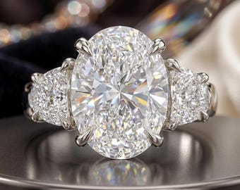 6,00 ct. Labgrown diamantring | 14K vitt guld (IGL-certifierad)