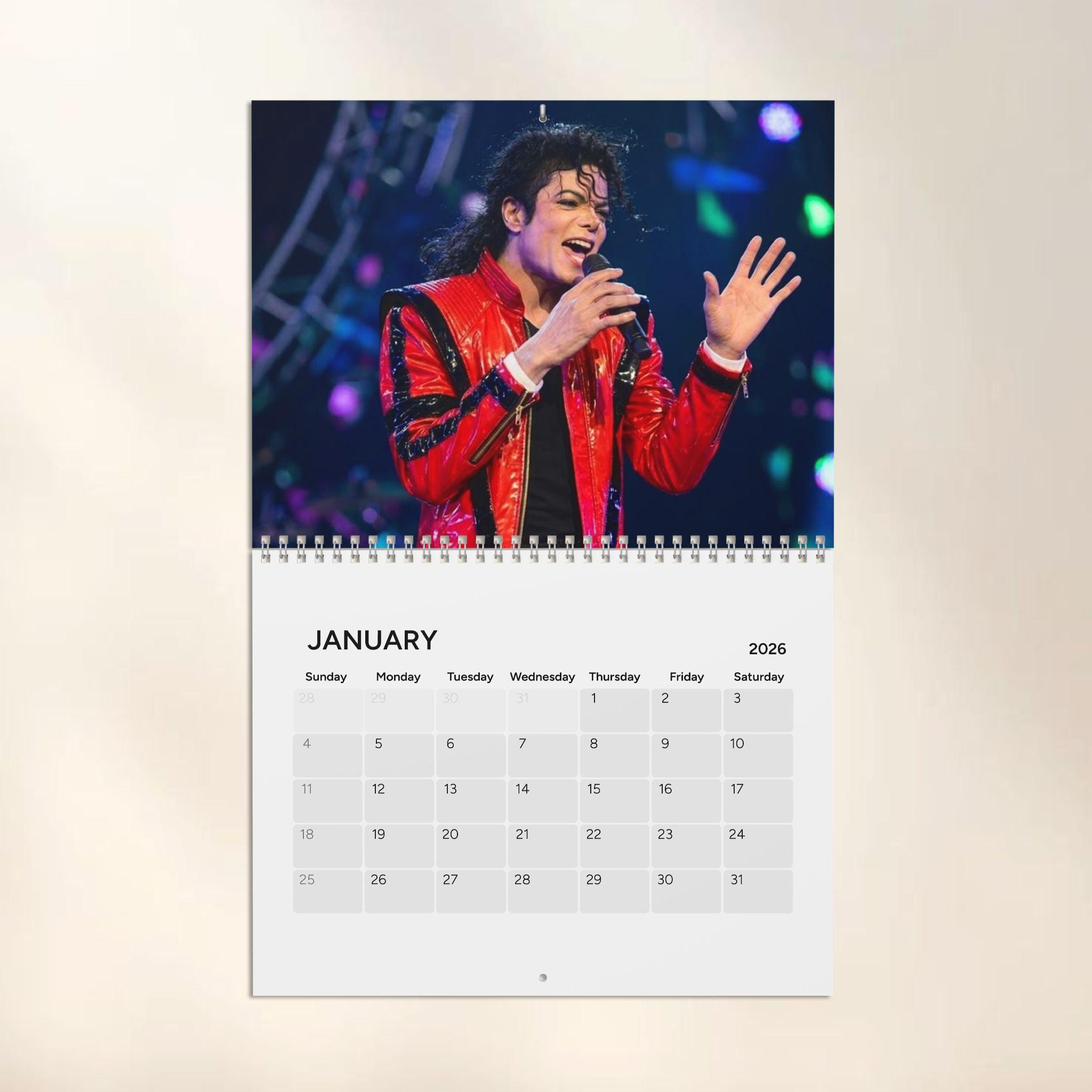 Michael Jackson Calendar - Etsy