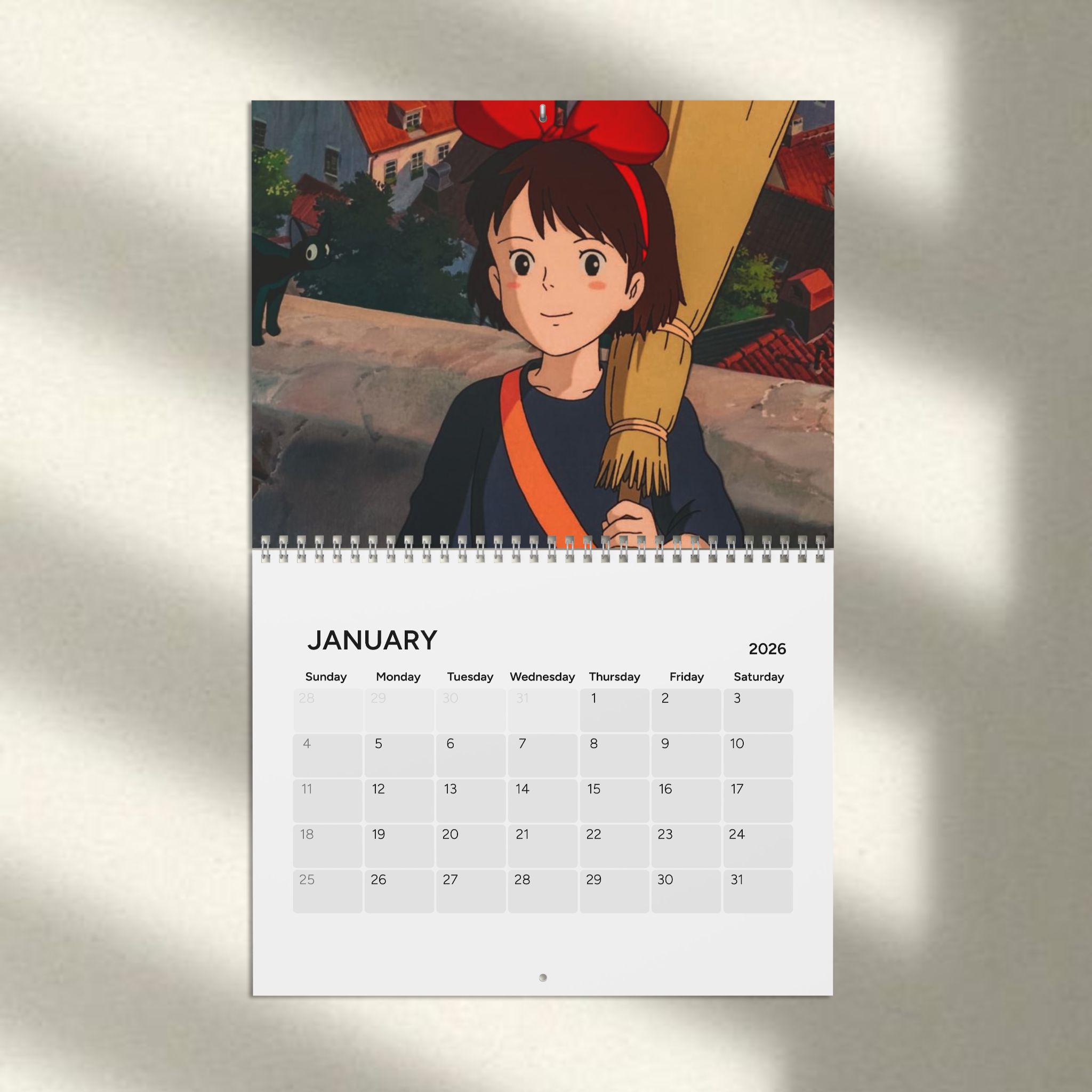 その他 Kiki's Delivery Service 2013 Calendar Kiki's Delivery Service 2026 Writable Wall Calendar, Studio Ghibli