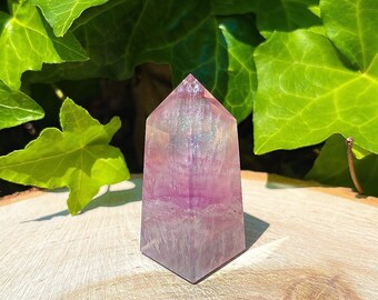 Small Rainbow Fluorite Tower | Mini Fluorite Tower | Fluorite Crystals | Crystal Obelisk | Healing Wand | Crystal Point | Fluorite Generator