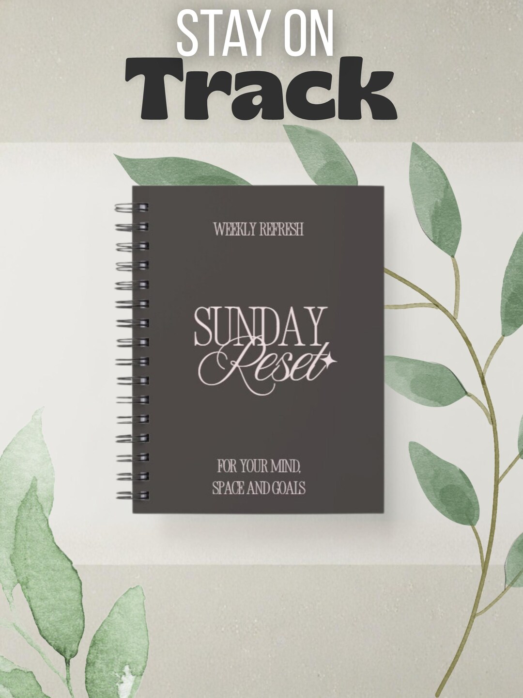 Sunday Reset Planner Printable | Weekly Reset Checklist & Mindset ...