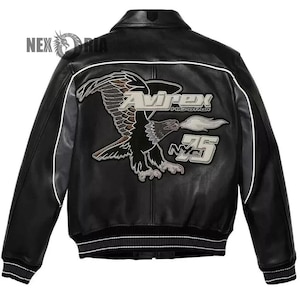 Vintage avirex leather jackets - Etsy 日本