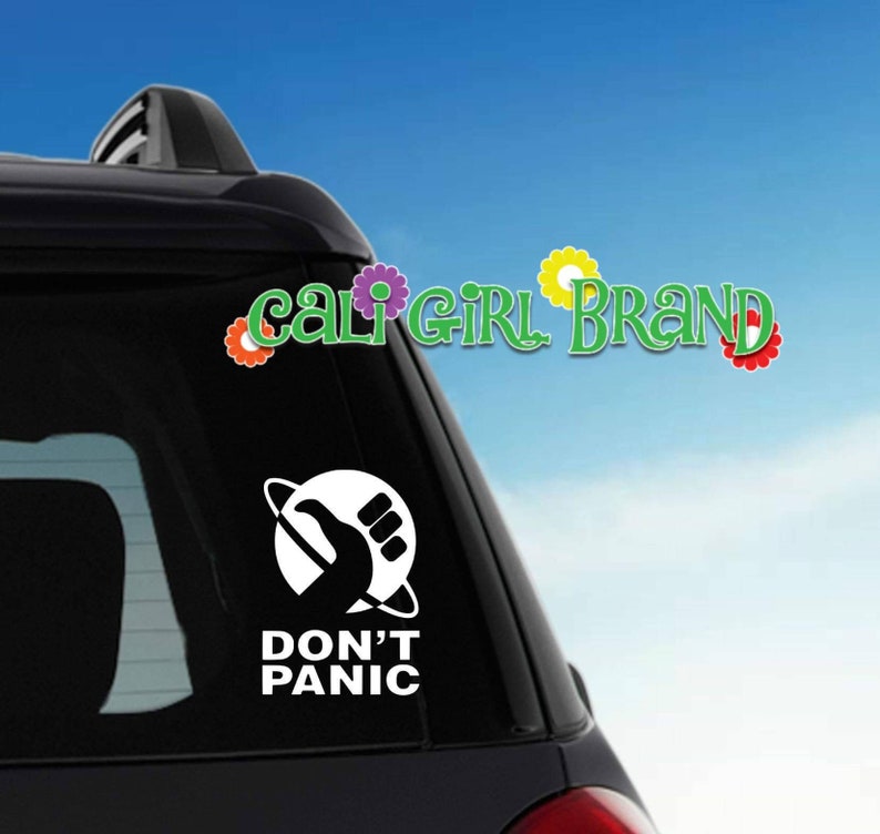 Exterior Accessories Color Name Dont Panic Hitchhikers Home Decor