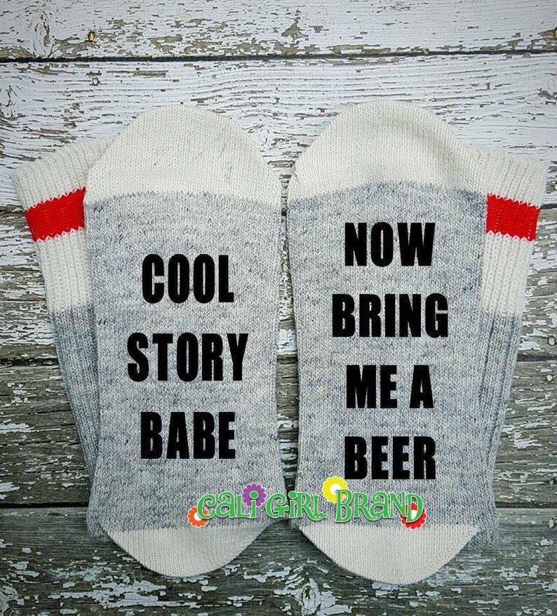 Personalized Novelty Socks Christmas Gift idea For Men Women Unique Movie Fan Birthday Stocking Stuffer Custom Saying Boyfriend Birthday