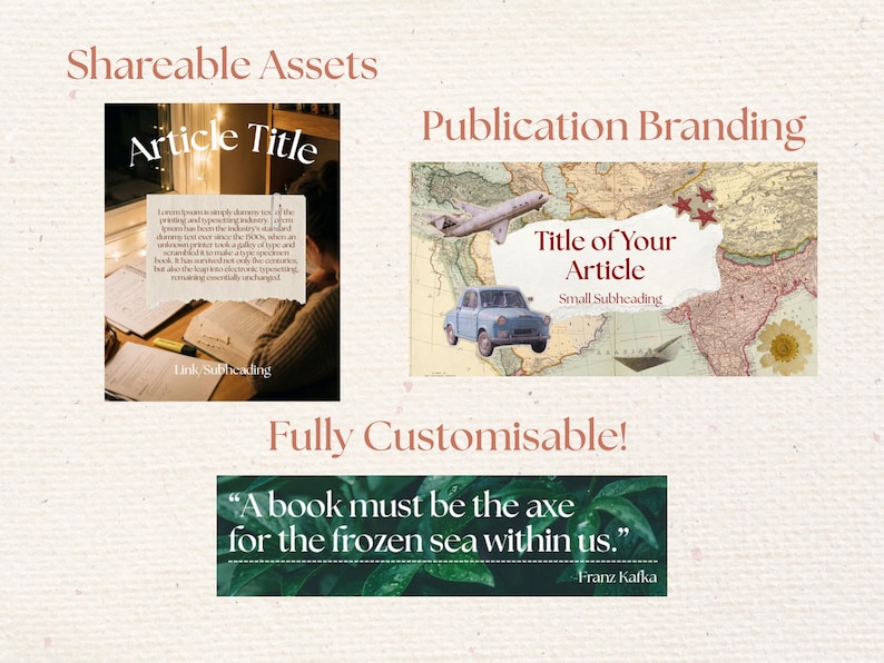 Substack Branding Kit | 35 Canva Templates (digital Download) - Etsy