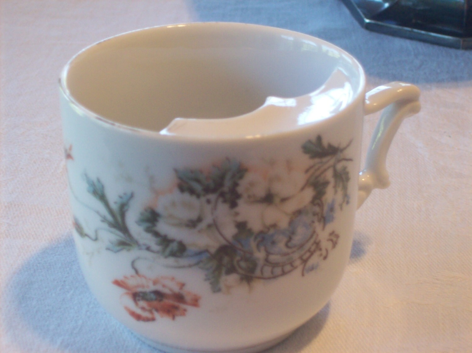 Vintage Porcelain Mustache Cup Vintage Moustache Cup Fathers Etsy