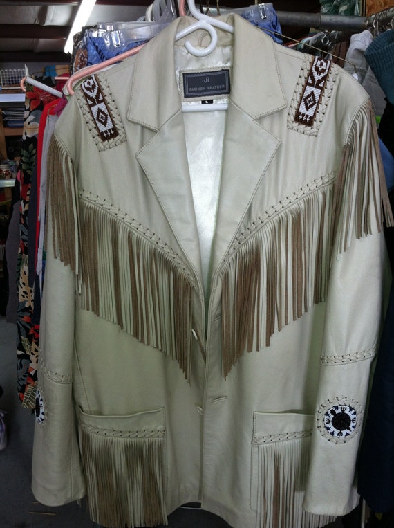 Mens Leather Western Jacket, Mens Leather Western