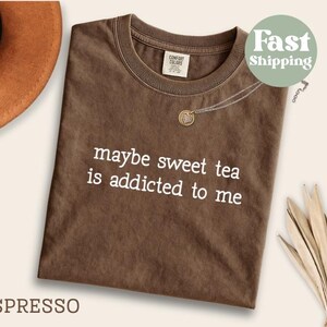Comfort Colors® söt te-shirt, rolig sydstatsstil-t-shirt, minimalistisk grafisk t-shirt, avslappnad sommartröja för kvinnor bild 1