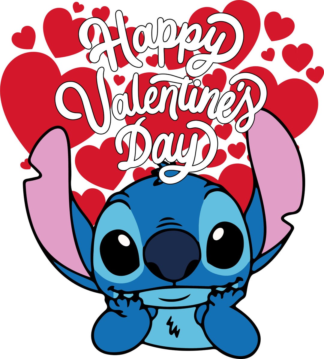 Blue Cute Alien Couple SVG, Valentine Love Design, Cartoon SVG, Angel ...