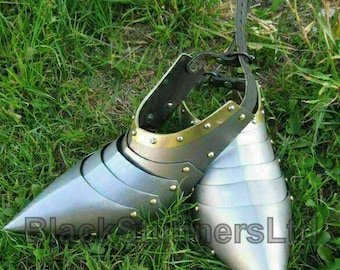 Medeltida Sabatons-rustning Funktionella stålskor för strid | Helt bärbar Sabatons-rustning | LARP-skydd för rekonstruering och cosplay