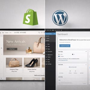Custom Shopify Website Design | WordPress E-commerce Developer (Unlimited Revisions)