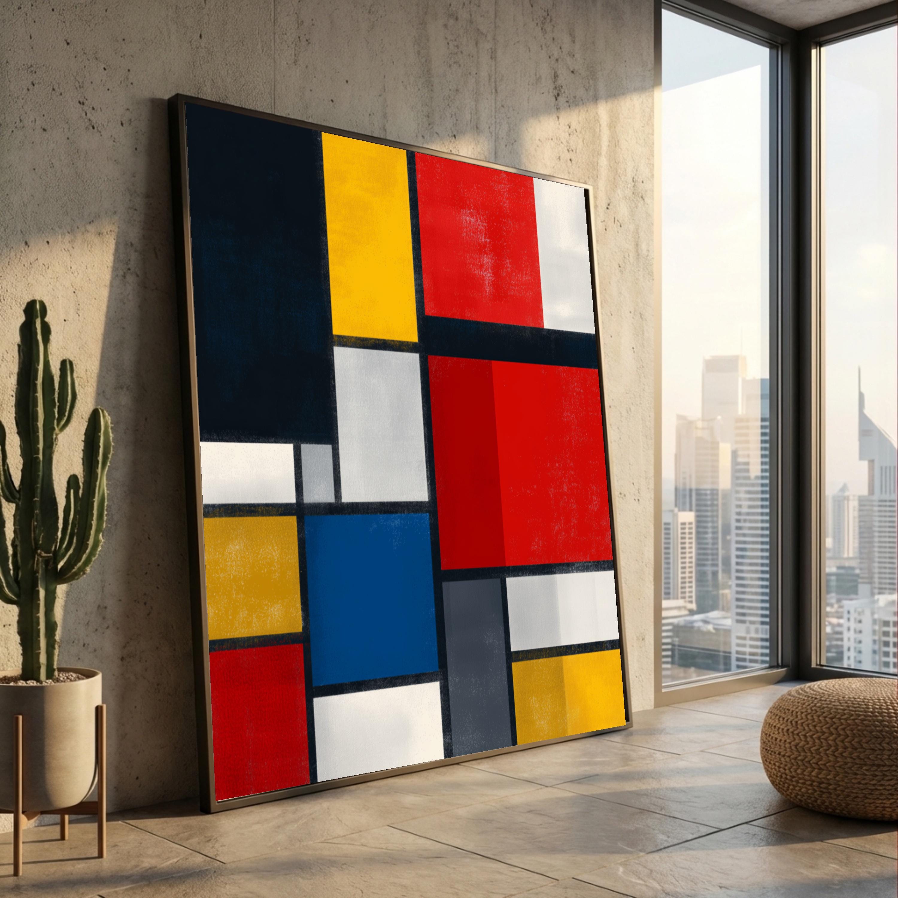 Mondrian Style Frame - Etsy