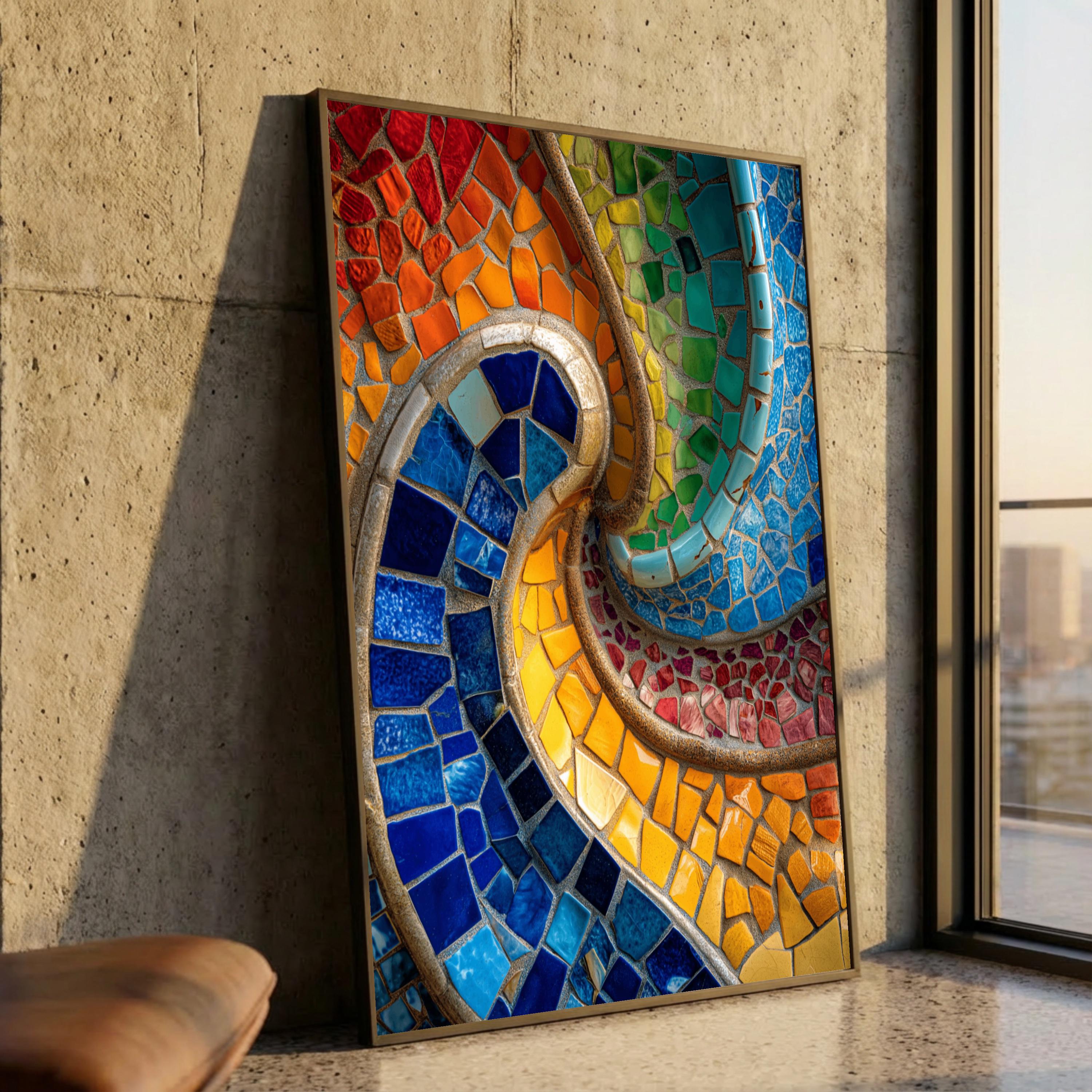 Gaudi mosaic tiles - Etsy 日本