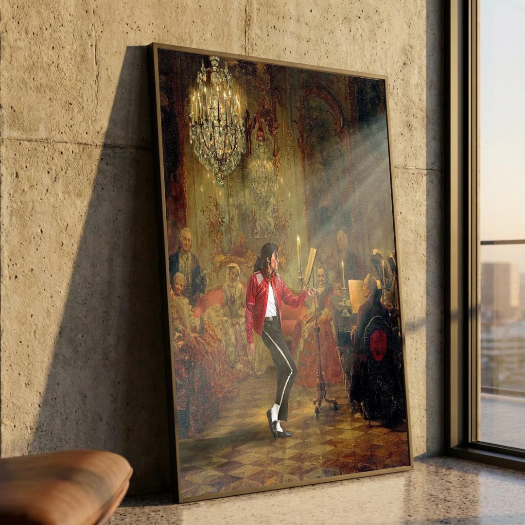 Modern Dance in Rococo Ballroom, Michael Jackson Canvas, Classic Meets ...