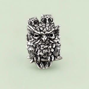 Moedervleugels: uil, sterlingzilveren kraal, beschermende bedel, compatibel met trollbeads en Pandora.