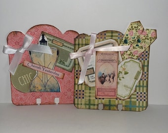 Afdrukbaar geheugen Dex-kaartenset met ephemera, instant download - Rolodex, Vintage paper craft kit,
