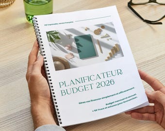 Budgetplanner 2026 (PDF-printbaar) | Financieel en organisatietool voor mensen met ADHD