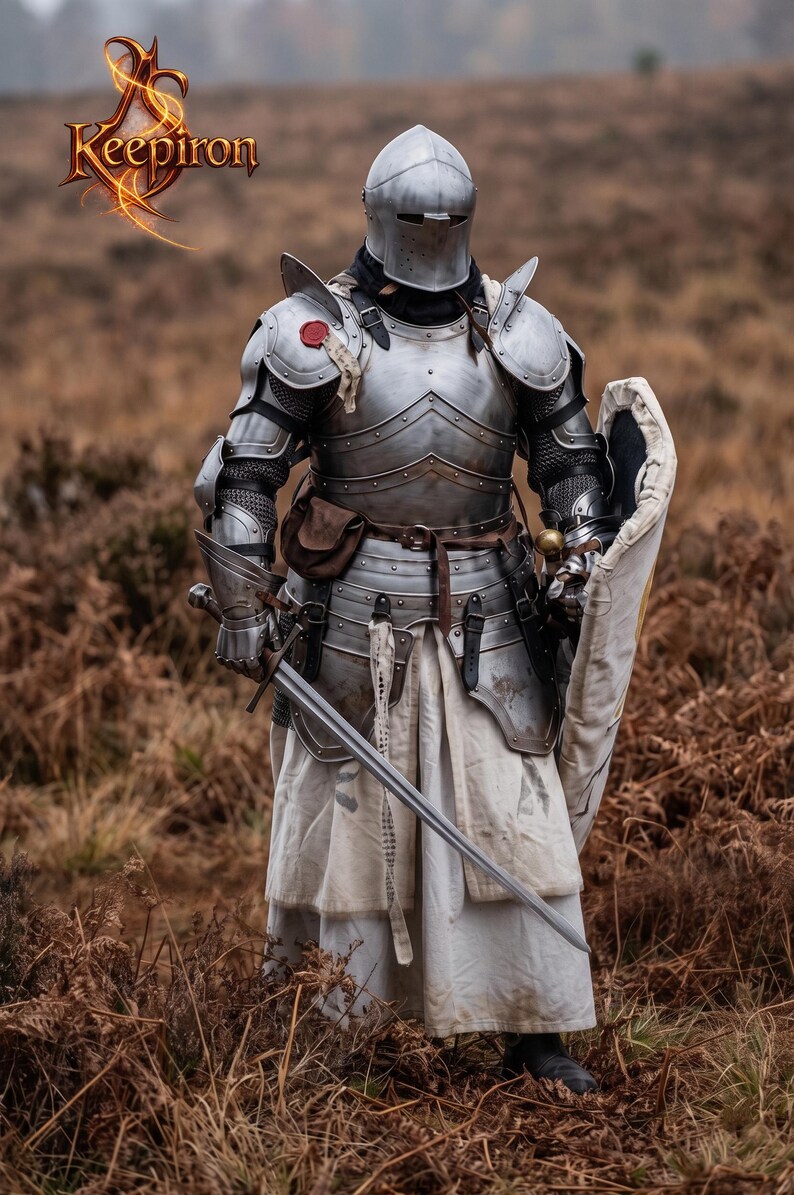 Wearable Medieval Knight Plate Barbuta Armor | Full Steel Suit of Armor ...